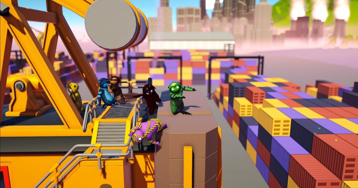 Le bagarreur magistralement idiot Gang Beasts reçoit une mise à jour surprise avec des grues pilotables et des attaques d’oiseaux hitchcockiennes